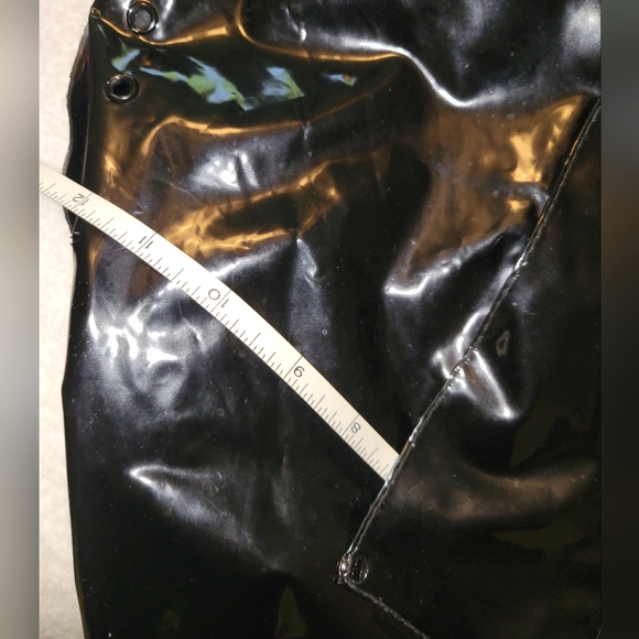 Vintage Vinyl Coat Wippette by Kenn Sporn Tag says: Downtown - Picture 7 of 7